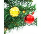 vidaXL Artificial Pre-lit Christmas Tree with Baubles Green 64 cm