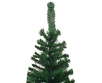 Artificial Pre-lit Christmas Tree with Ball Set L 240 cm Green