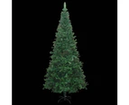 Artificial Pre-lit Christmas Tree with Ball Set L 240 cm Green