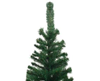 Artificial Pre-lit Christmas Tree with Ball Set L 240 cm Green