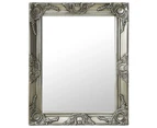 vidaXL Wall Mirror Baroque Style 50x60 cm Silver