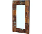 Mirror Solid Reclaimed Wood 80x50 cm