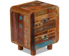 vidaXL Night Cabinet Solid Reclaimed Wood 43x33x51 cm