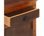 vidaXL Nightstand Solid Acacia Reclaimed Wood