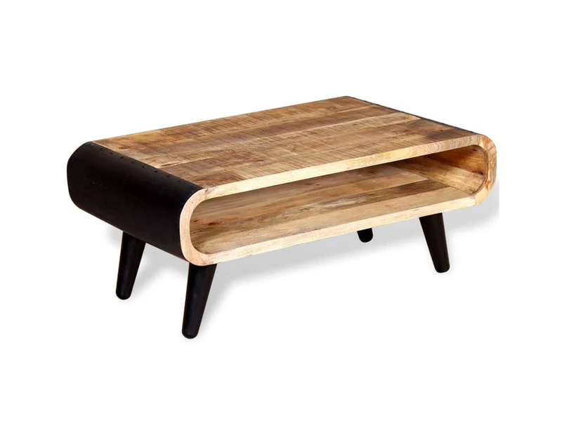 vidaXL Coffee Table Rough Mango Wood 90x55x39 cm