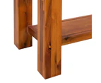 vidaXL Console Table Solid Acacia Wood 86x30x75 cm
