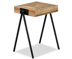 vidaXL Side Table Solid Reclaimed Teak