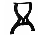 vidaXL Coffee Table Legs 2 pcs X-Frame Cast Iron