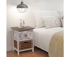 Bedside Tables Bedside Cabinets 2 Pcs Wood