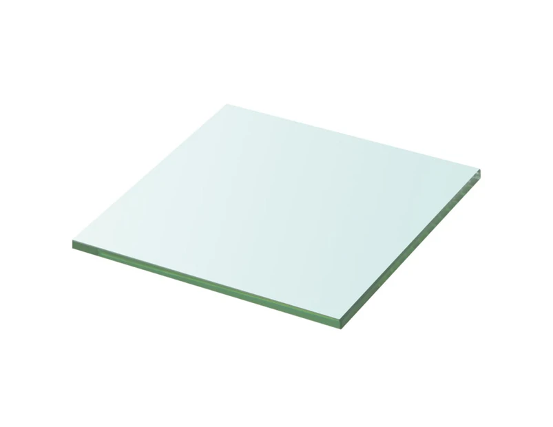 vidaXL Shelf Panel Glass Clear 30x30 cm