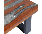 Coffee Table Teak Resin 100x50 cm