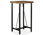 vidaXL Bar Table 60x60x107 cm Solid Reclaimed Wood