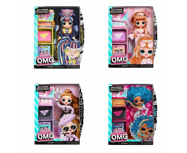 L.O.L. Surprise OMG Core Fashion Doll Kids/Childrens Toy Series 8 Asstd 4+