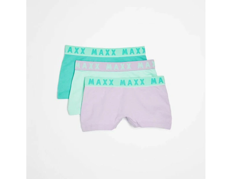 Kids Girls Shorties - Maxx - 3 Pack - Multi