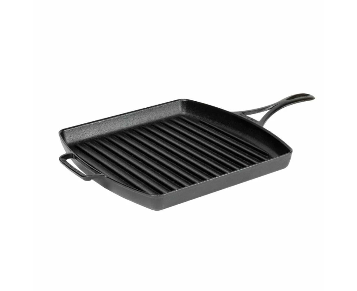 Lodge Blacklock Cast Iron Square Grill Pan 30cm