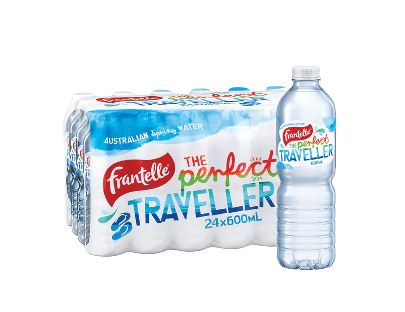 Frantelle Australian Still Spring Water Bottles Multipack 600mL x 12 Pack