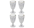 4PK Amara 250ml Wine Glass Drinking Water/Juice Stemware Cup Glassware Set Clear