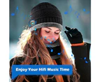 Wireless Bluetooth Musical Wearable Washable Knitted Hat