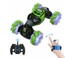 Hand Gesture Remote Controlled RC Stunt Drift Toy Car - Blue