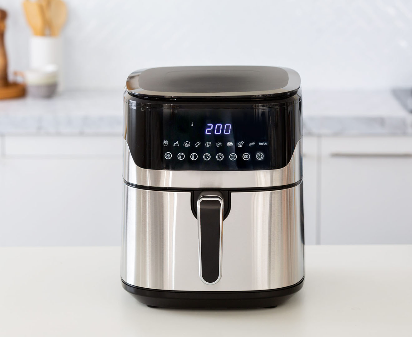 Healthy Choice 7L 1700W Digital Air Fryer - Black & Rose Gold