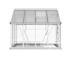 Greenfingers Greenhouse 2.48x1.89x2M Aluminium Polycarbonate Green House Garden Shed