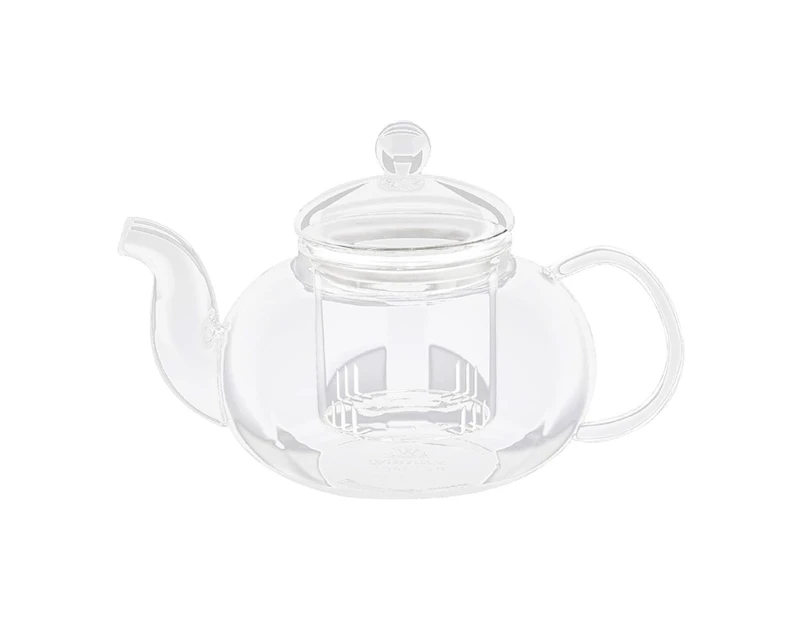 Wilmax England Thermo Glass 620ml Tea Pot Container Glassware w/ Handle Clear