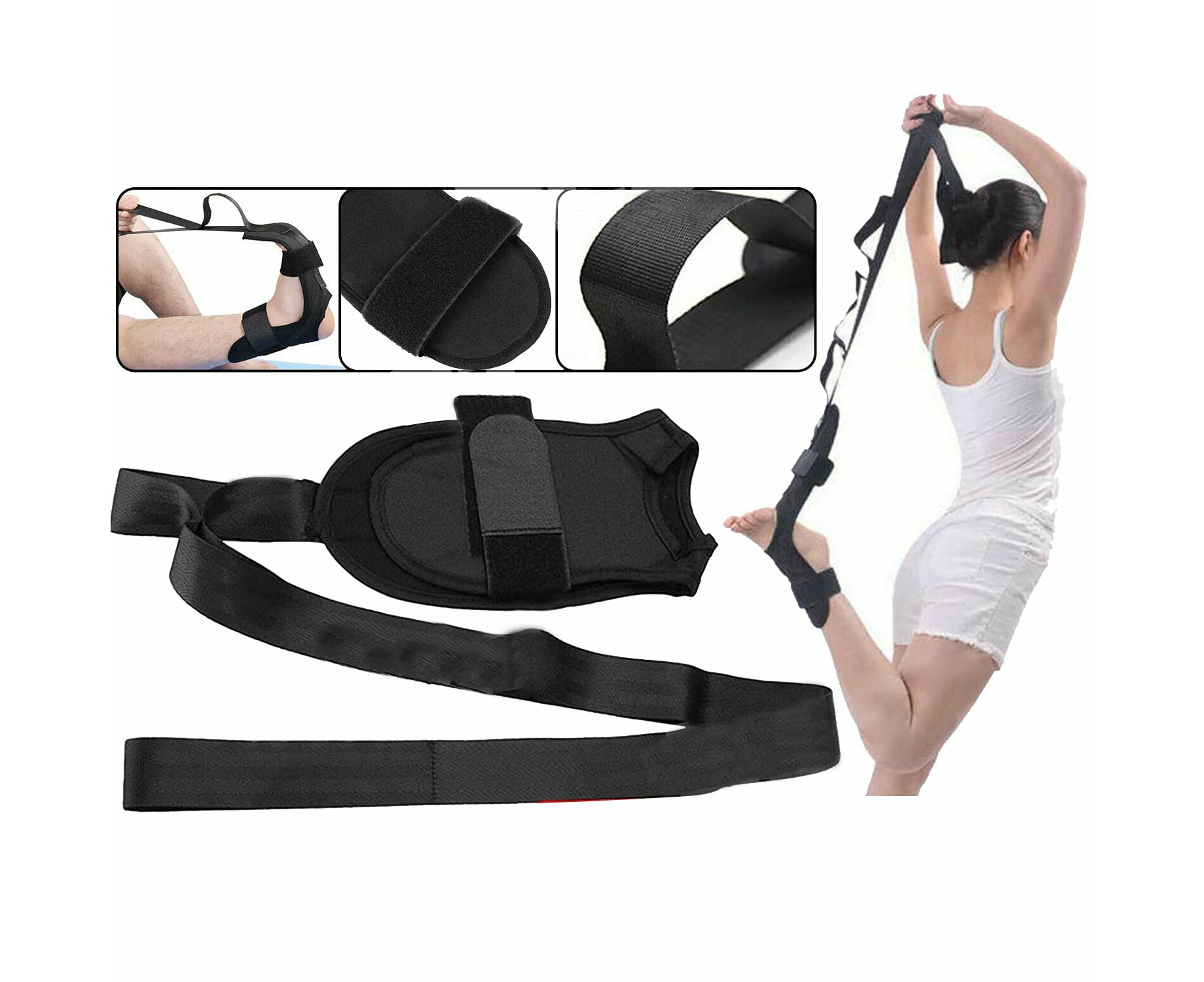 Yoga Rehabilitation Training Ligament Stretching Belt Strap