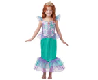 Disney Ariel Glitter & Sparkle Kids Girls Dress Up Halloween Party Costume