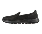 Womens Skechers Go Walk 6 - Big Splash Black/Black Walking Shoes - Black/Black