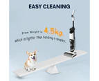 ADVWIN Wet Dry Vacuum Cleaners, Lightweight Wet-Dry Vacuum for Multi-Surface Cleaning with Smart Display | Voice Prompts | Self-Propelled
