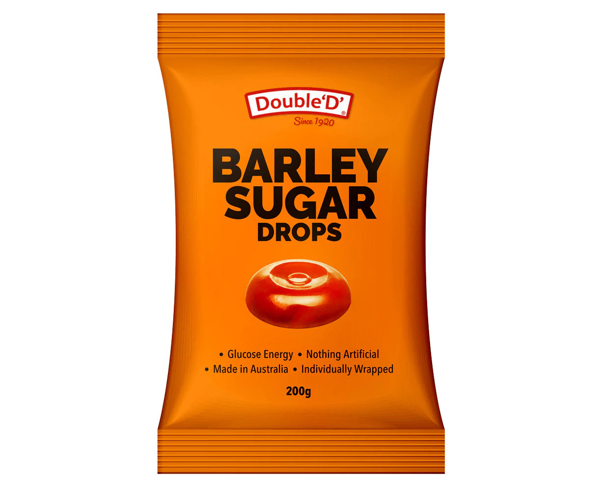 Double D Hard Candy Lollies Barley Sugar 200gm