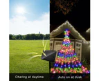 Solar Yard Decorations Star Lights 317 Led 8 Modes Outdoor Waterproof Solar Powered Garden Star Lights For Christmas Holiday Wedding Party Wall Decorative