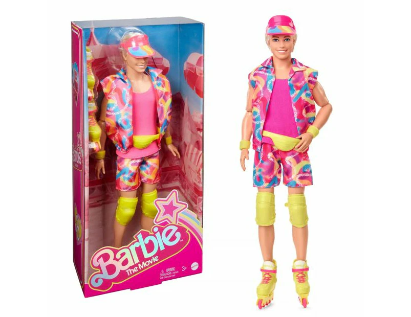 Barbie Movie Ken Doll in Skating Outfit - Pink