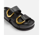 Target Womens Chunky Double Buckle Sandal - Ginny - Black