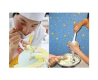 ishuif 100 Pcs Disposable Plastic Icing Bags Cake Cream DIY Decorating Piping Bag-S
