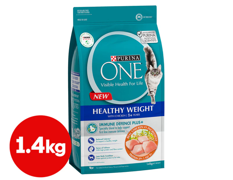 Purina One Healthy Weight Dry Cat Food Chicken 1.4kg