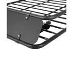 Giantz Universal Car Roof Rack Basket Luggage Vehicle Cargo Carrier 160cm Black