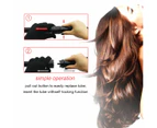 6 In 1 Curling Iron Wand Set With 6 Interchangeable Ceramic Barrels And Heat Protective Glove (Black-6In1)