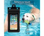 Waterproof Phone Pouch Waterproof Phone Case, Float Water Proof Cell Phone Pouch Underwater,Black
