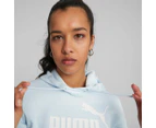 Puma Women's Essentials Logo Hoodie - Icy Blue