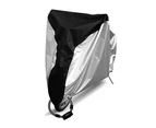 Bike Cover,210D Waterproof Outdoor Bicycle Cover Anti Dust Rain Snow Uv, For Mountain, Heavy Duty Bikes - Silver,Xl