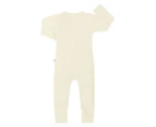 Bonds Baby Waffle Zippy Wondersuit - Sesame Seed