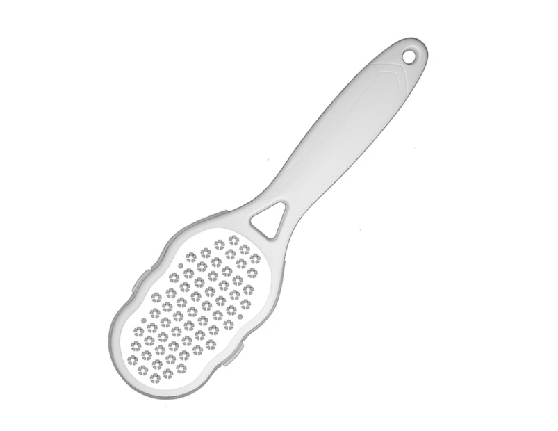 Stainless Steel Foot File And Callus Remover - Double-Side Grinding,Fg1 White (Five-Star Pattern)