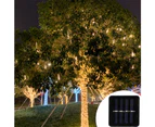 Solar String Lights 105Ft 300 Led Color Changing Fairy Lights For Garden, Patio, Fence, Outdoor,Warm White