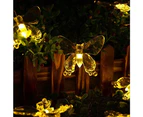Solar String Light Butterfly Light, 20/30/50 Led Garden Light For Home Yard Outdoor Decoration,Warm White,7M 50Lights