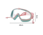 Children'S Large-Frame Swimming Glasses,Pink Is Green