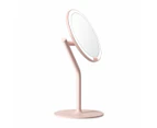 AMIRO Mate S LED Makeup Mirror - Pink