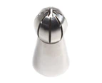 ishuif Icing Nozzle Exquisite Wide Application Stainless Steel Cake Decorating Piping Tip Baking Accessories-8