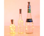 8 Pack Solar Wine Bottle Lights Cork Lights For Wine Bottle Party Wedding Halloween Decorations,Warm White