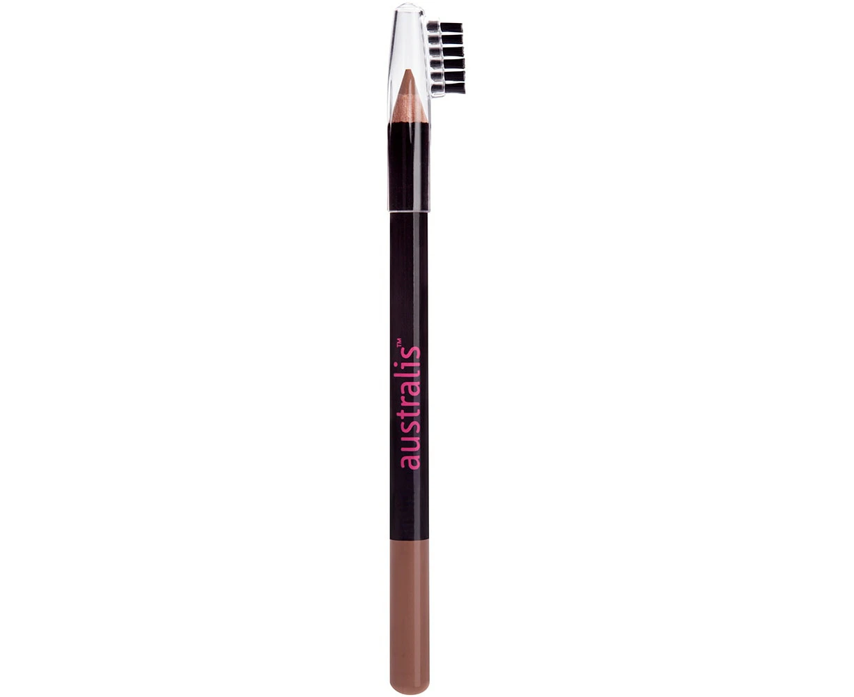 Australis Waterproof Creamy Blendable Eyebrow Pencil w/ Brush Long-Lasting Makeup Cosmetics - Blonde